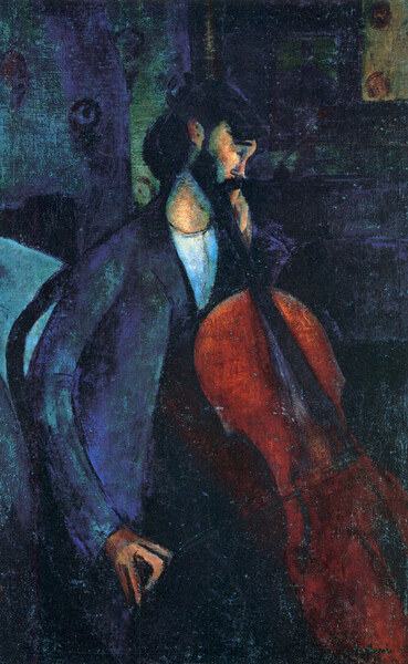 Modigliani - The Cellist by Modigliani